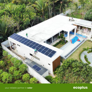 8KW PV 16KW Hybrid Solar Installation in Mendez Cavite