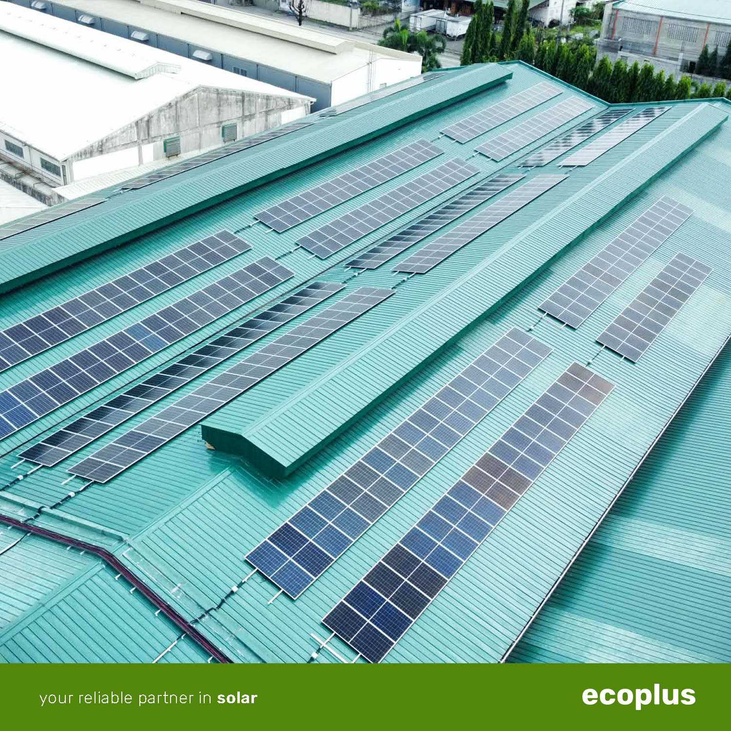 top 10 industrial solar company ecoplus | 527KW Grid-Tied Solar System at M3 Exito Electronics