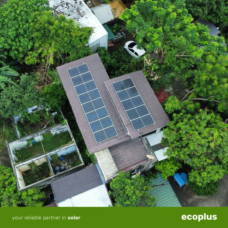Best residential solar | 7KW GRID TIED SOLAR EDWINA LAPINA BINAN, LAGUNA ECOPLUS