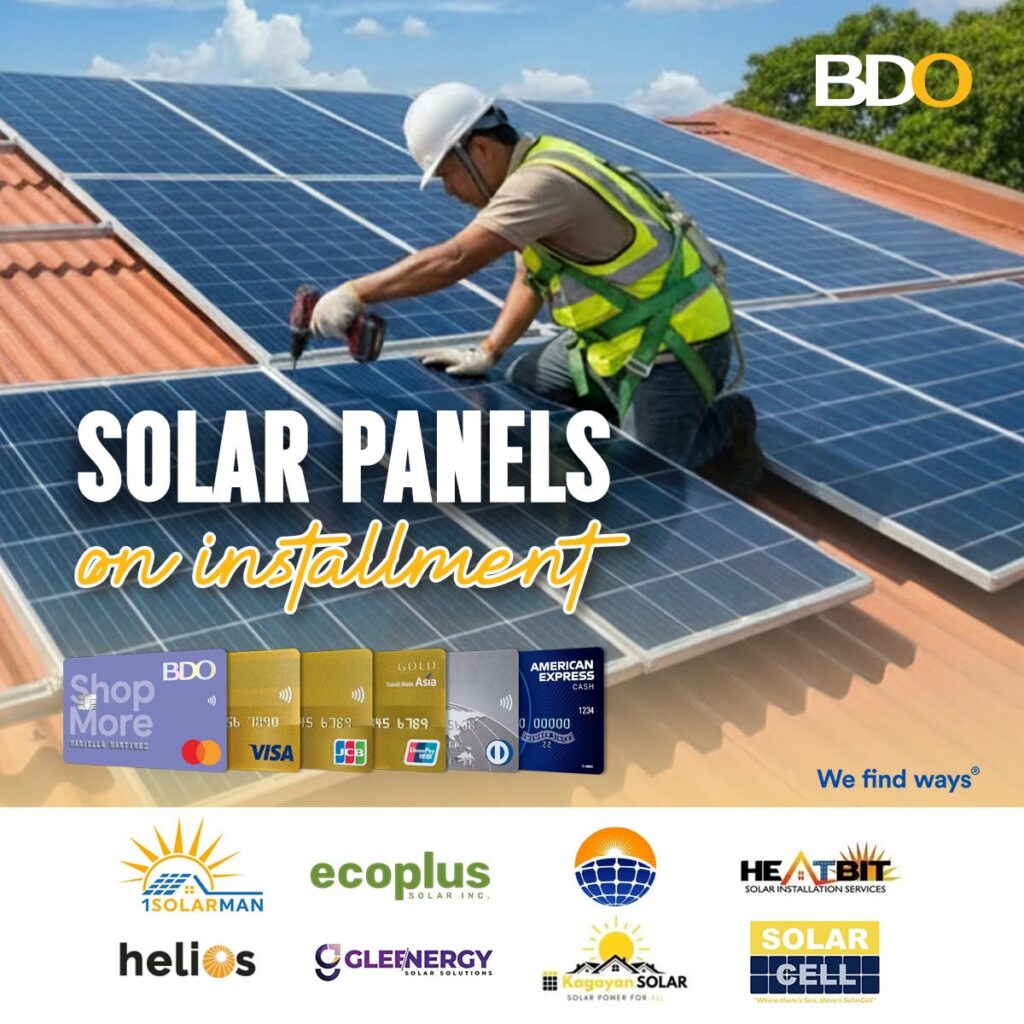 Ecoplus Solar Now Available Through BDO Installment Program: Making Solar Energy More Accessible for Filipino Homes | Top 10 Best Solar Company in the Philippines | Industrial | Commercial